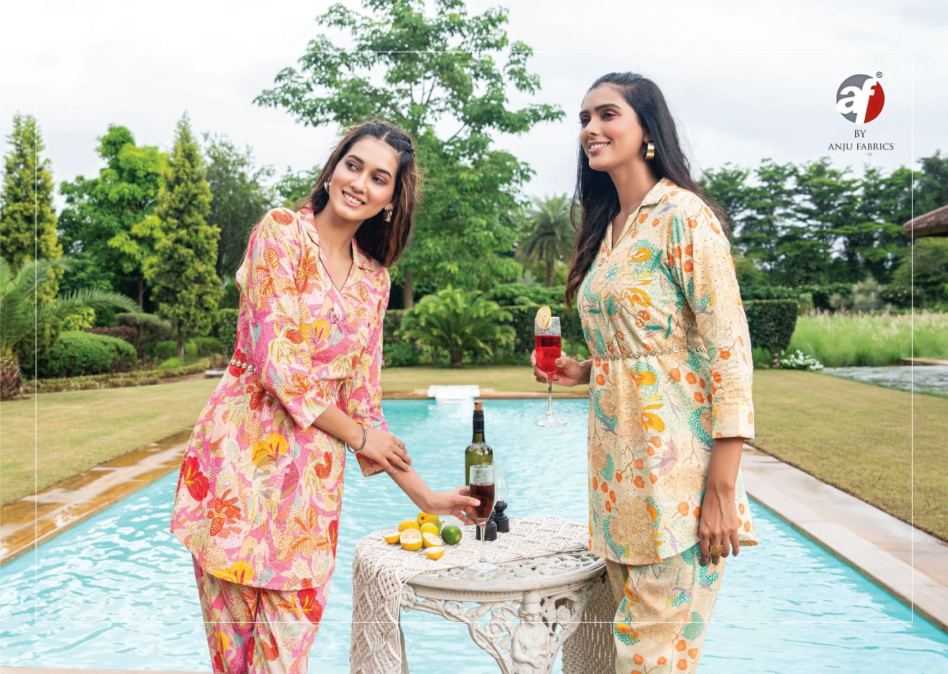 Zoya Vol 6 By Af Schiffli Work Premium Cotton Cord Set Kurti With Bottom Wholesale Price In Surat